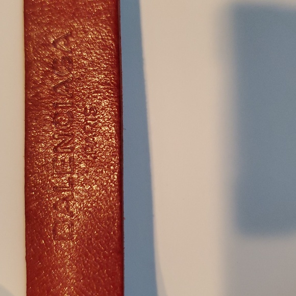 Balenciaga Red Leather Tassel Keychain - Picture 4 of 6